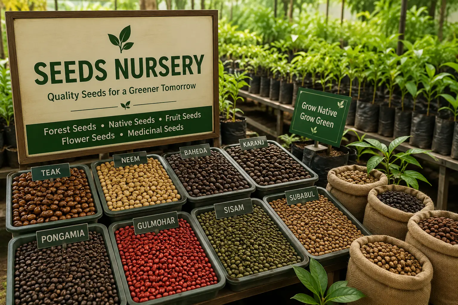 Native seeds nursery